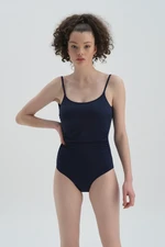 Dagi Navy Blue Corset Consolidating Swimsuit