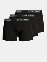 Jack & Jones Anthony Boxerky 3 ks Černá