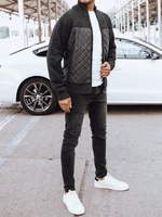 Men's Dark Grey Quilted Dstreet Jacket