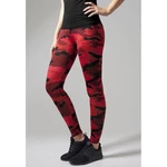 Women's red camo leggings