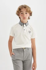 DEFACTO Boy's Short Sleeve Polo T-Shirt