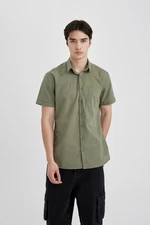 DEFACTO Slim Fit Short Sleeve Shirt