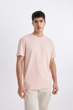 DEFACTO New Regular Fit Crew Neck Short Sleeve 100% Cotton Basic T-Shirt