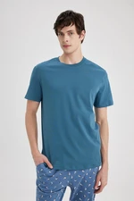 DEFACTO New Regular Fit Crew Neck Short Sleeve 100% Cotton Basic T-Shirt