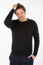 Tommy Jeans Sveter - TOMMY HILFIGER TJM ORIGINAL CREW NECK SWEATER čierny