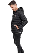 Basic bubble jacket blkwhtblk