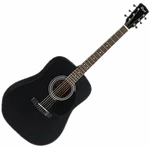 Cort AD810E Black Satin Chitarra Semiacustica Dreadnought