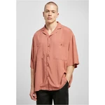 Oversized Terracotta Recreational Shirt