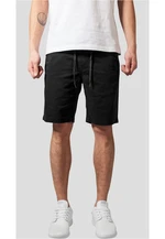 Stretch Twill Joggshorts Black