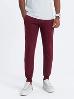 Ombre JOGERRY men's sweatpants - maroon