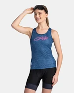 Women's cycling tank top Kilpi VAI-W Dark blue