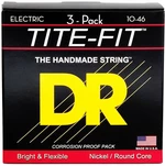 DR Strings MT-10 Tite Fit 3-Pack Struny pro elektrickou kytaru