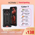 HOTWAV Cyber 7 5G Rugged Handset 6.3 Inch FHD+ Screen 8GB RAM 128GB ROM 8280mAh Battery 48MP Rear 20MP Night Vision Camera NFC