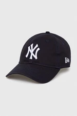 Bavlnená šiltovka New Era tmavomodrá farba, s nášivkou, NEW YORK YANKEES