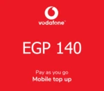 Vodafone 140 EGP Mobile Top-up EG