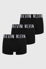 Boxerky Calvin Klein Underwear 3-pak pánske, čierna farba, 000NB3608A