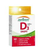 Jamieson Vitamín D3 1000 IU kapky 11,4 ml