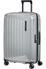 Samsonite Skořepinový cestovní kufr Nuon EXP 79/86 l - stříbrná