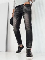 Men's Black Denim Dstreet Pants