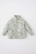 DEFACTO Baby Boy Patterned Flared Poplin Shirt