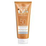 VICHY Capital Soleil Ochranné jemné mléko pro děti na obličej a tělo SPF 50 300 ml