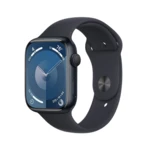 Apple Watch Series 9 GPS 45mm Midnight Aluminium Case with Midnight Sport Band - M/L