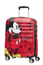 American Tourister Kabinový cestovní kufr Wavebreaker Disney Spinner 36 l - červená