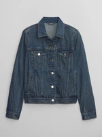 Dark blue women's denim jacket GAP