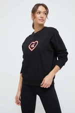Mikina s kapucňou Calvin Klein Underwear čierna farba, s potlačou, 000QS7086E