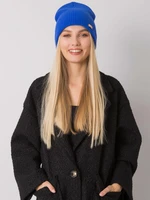 RUE PARIS Dark blue knitted hat