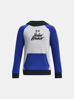 Under Armour Pulover UA Rival Fleece Script CB HD-BLU - Boys