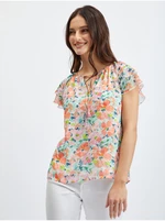 Orsay Pink-cream Women's Floral Blouse - Women