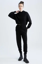 DEFACTO Lace-Waist Relax Fit Knitwear Jogger Sweatpants