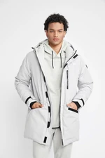 DEFACTO Fit Water Repellent Hooded Taffeta Coat Parka