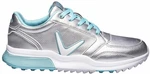 Callaway Aurora Silver/Light Blue 40,5 Chaussures de golf pour femmes