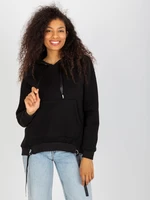 OCH BELLA black kangaroo hoodie