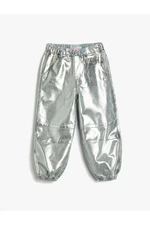 Koton Gilded Shiny Parachute Trousers