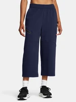 Under Armour Unstoppable Flc Grid Crop Kalhoty Modrá