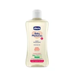 CHICCO Olej masážny s bavlnou a vitamínom E Baby Moments Sensitive 74 % prírodných zložiek 200 ml