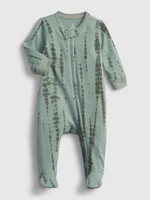 GAP Baby overal 100% organic cotton tie-dye one-piece - Dětské