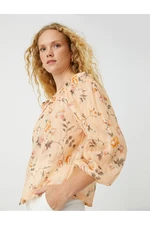 Koton Off Shoulder Chiffon Blouse