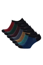 DEFACTO Men's Invisible 7-Pack Cotton Sneaker Socks