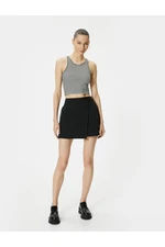 Koton Shorts Skirt Cargo Pocket Parachute Fabric