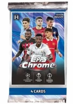 Panini 2022-2023 Topps Chrome Champions League Hobby Balíček - futbalové karty