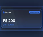 Fiery.gg F$200 Balance Gift Card