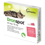 DRONSPOT 60 mg/15 mg spot-on pre stredné mačky 2x0,75 ml