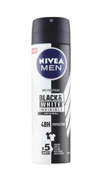 Nivea Men Black & White Invisible Power antiperspirant ve spreji pro muže 150 ml