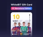 WhiteBIT - FC Barcelona Edition - 10 WBT Gift Card