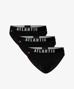 Majtki męskie sportowe ATLANTIC 3Pack - czarne