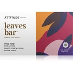 Attitude Leaves Bar Body Soap tuhé mýdlo na tělo Sandalwood 113 g